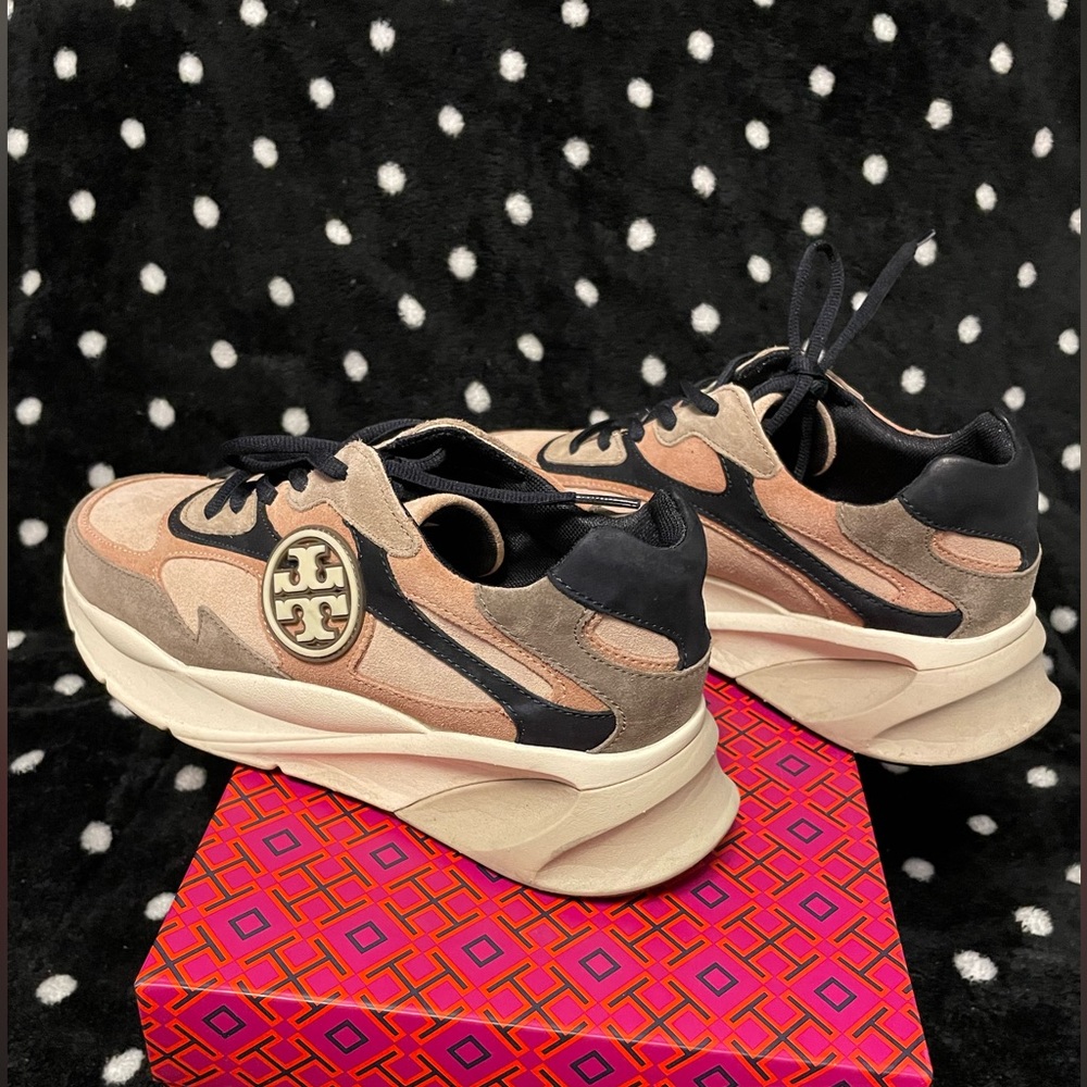 Tory Burch Sawyer Trainer Suede Sneaker